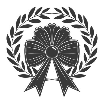recommend clip art: Silhouette Award rosette black color only