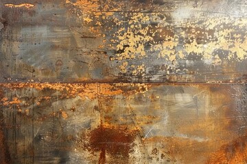 Surface imbued with the essence of grunge metal Offering a rugged and textured backdrop for design projects