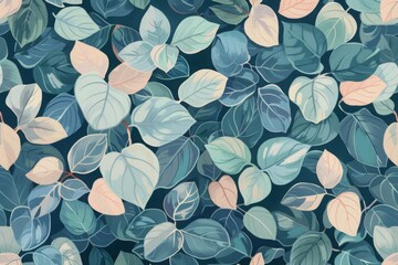 Leaves background in Aesthetic minimalism style. Soft pastel and neutral colors elements for social media. Elegant premium design with minimal style. Touch of sophistication to any project.