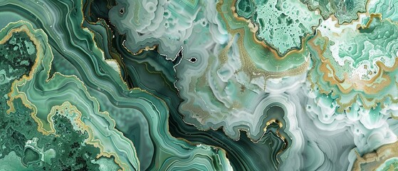 Use Variscite as your color palette for a digital painting that captures the beauty and organic...