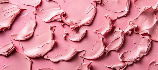 Obraz premium Soft pastel pink background providing an elegant backdrop for text placement with a delicate touch