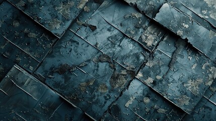 A 3D abstract texture with a grunge effect, featuring distressed, textured patterns. UHD high resolution