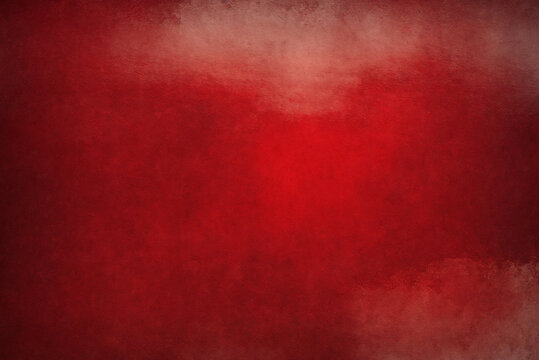 Abstract grunge texture in red color. Red metal background with scratches