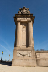 Monument at Congress Plaza Garden.