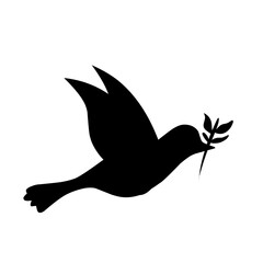 dove of peace silhouette