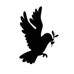 dove of peace silhouette