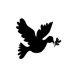 dove of peace silhouette