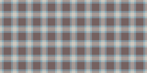 Knit check seamless background, pastel fabric pattern vector. Close-up texture plaid textile tartan in pastel and white colors.