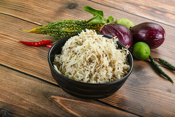 Indian cuisine - jeera rice basmati
