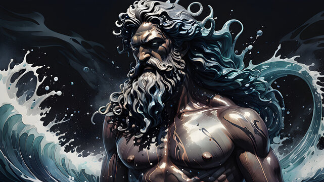 Greek god Zeus, Poseidon