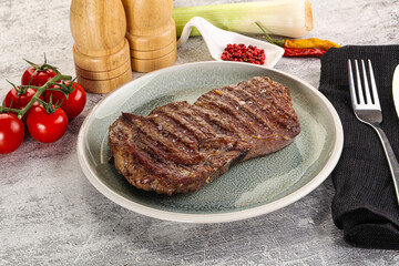 Rib eye steak grilled beef