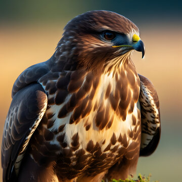 eagle on a branch in forest. red tailed hawk buteo. Common buzzard. bird of pray. Long-legged buzzard. buzzard. Buzzard bird. Buteoninae. Hawk. Hawk bird. Falcon. Mountain buzzard. Accipitrinae. Eagle