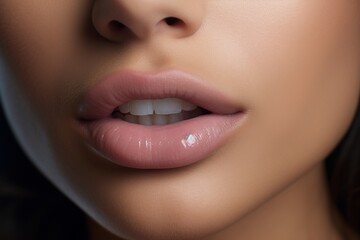 Natural Sensual Lips: Untouched Beauty