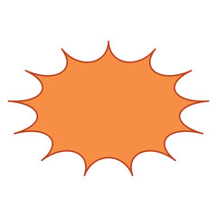 Explosion Shape Vector