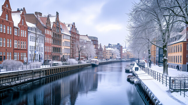 Copenhagens Winter Canal