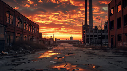 Detroits Industrial Sunrise