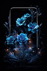 Flower made by AI wallpaper
