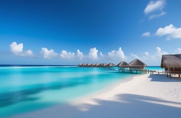 beach. Cancun showing blue waters 