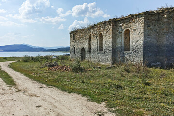 Panorama of Zhrebchevo Reservoir, Bulgaria