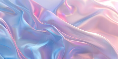 Obraz premium Elegant and airy gradient background with a subtle iridescent sheen, perfect for a high-end product reveal