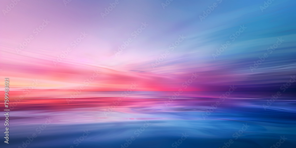 Wall mural High-definition image of a tranquil, blurred gradient, resembling a dreamscape with vibrant yet soothing colors 