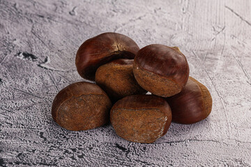 Tasty delicous brown natural Chestnut