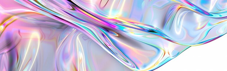 Fototapeta premium Pink and blue colors blend in an abstract pattern.