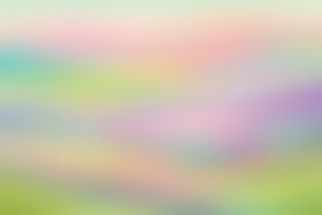 Dreamy Pastel Shimmers: A Soft Spring Palette. pastel colors such as mint, peach, lavender and light blue, creating the impression of a soft spring palette.