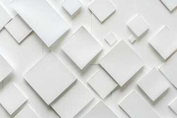 abstract background wall with squares on white background