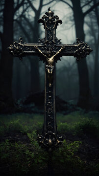 antique crucifix