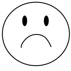 Fototapeta premium Smiley Icon different emotions