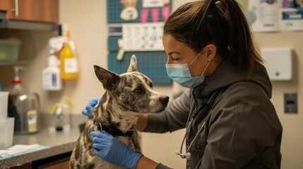 Pet care professionals examine dogs and cats at the clinic.
Vaccinations are administered to protect pets against diseases.
Veterinarians provide compassionate care to sick pets.