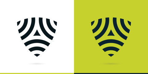 security shield logo icon or symbol, estate security residential property protection concept, investment security concept