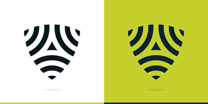 security shield logo icon or symbol, estate security residential property protection concept, investment security concept