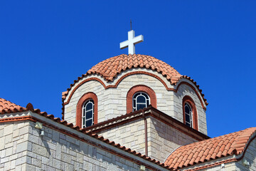 Fototapeta na wymiar Grèce église orthodoxe de Nafpaktos