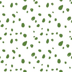 Seamless abstract textured pattern. Simple background green, white texture. Digital brush strokes background. Designed for textile fabrics, wrapping paper, background, wallpaper, cover.