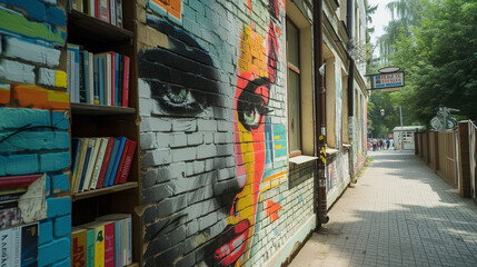 Vilnius Literary Street art