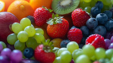 Fruit mix platter showcasing natures sweetness