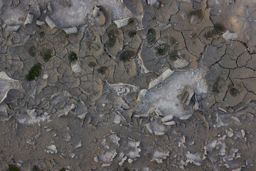 Soil background texture pattern cracks. Drought, cracked earth, mud crack. lack of moisture.
