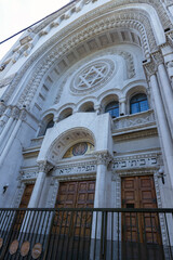Fototapeta premium The Synagogue of the Israelite Congregation located in the lavalle s park, Buenos Aires Argentina.