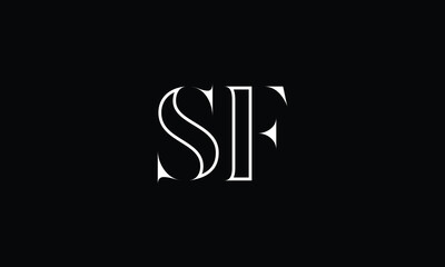 SF, FS, S, F, Abstract Letters Logo monogram