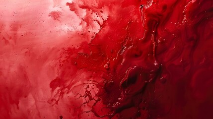 Abstract red paint wallpaper. Detailed stroke of paint. - obrazy, fototapety, plakaty