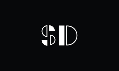 SD, DS, S, D, Abstract Letters Logo Monogram