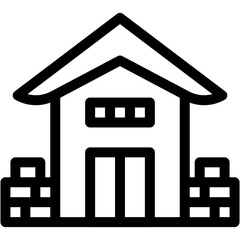 Architectural, building, construction, design, home Icon