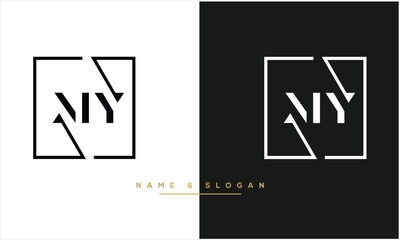 MT,T M, M, T, Abstract Letters Logo Monogram