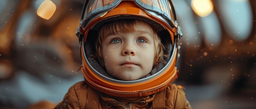 The idea of success, leadership, and winning is illustrated by a child with a jet pack at home.