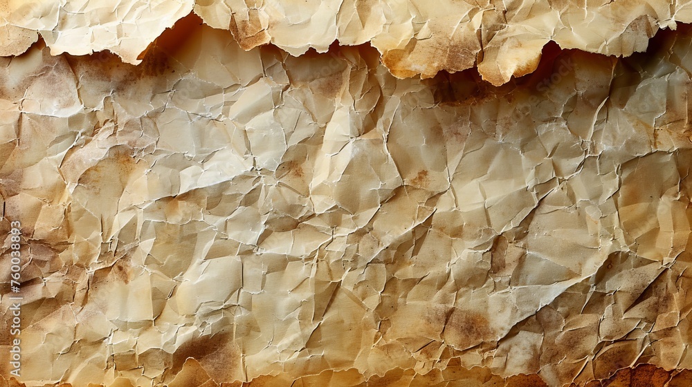 Poster A high resolution texture of beige kraft paper with an abstract background.