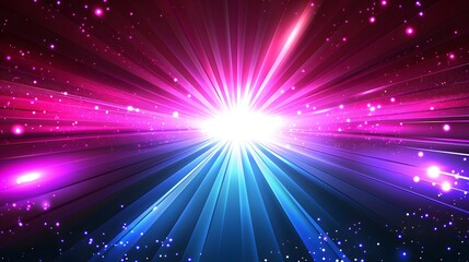 Naklejka premium Beautiful light rays wallpaper.