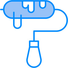 Paint roller, paint tool, painting roller, brush, renovation Icon