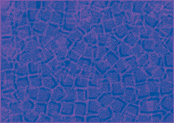 Blue and lilac background hand drawn with acrylic paint